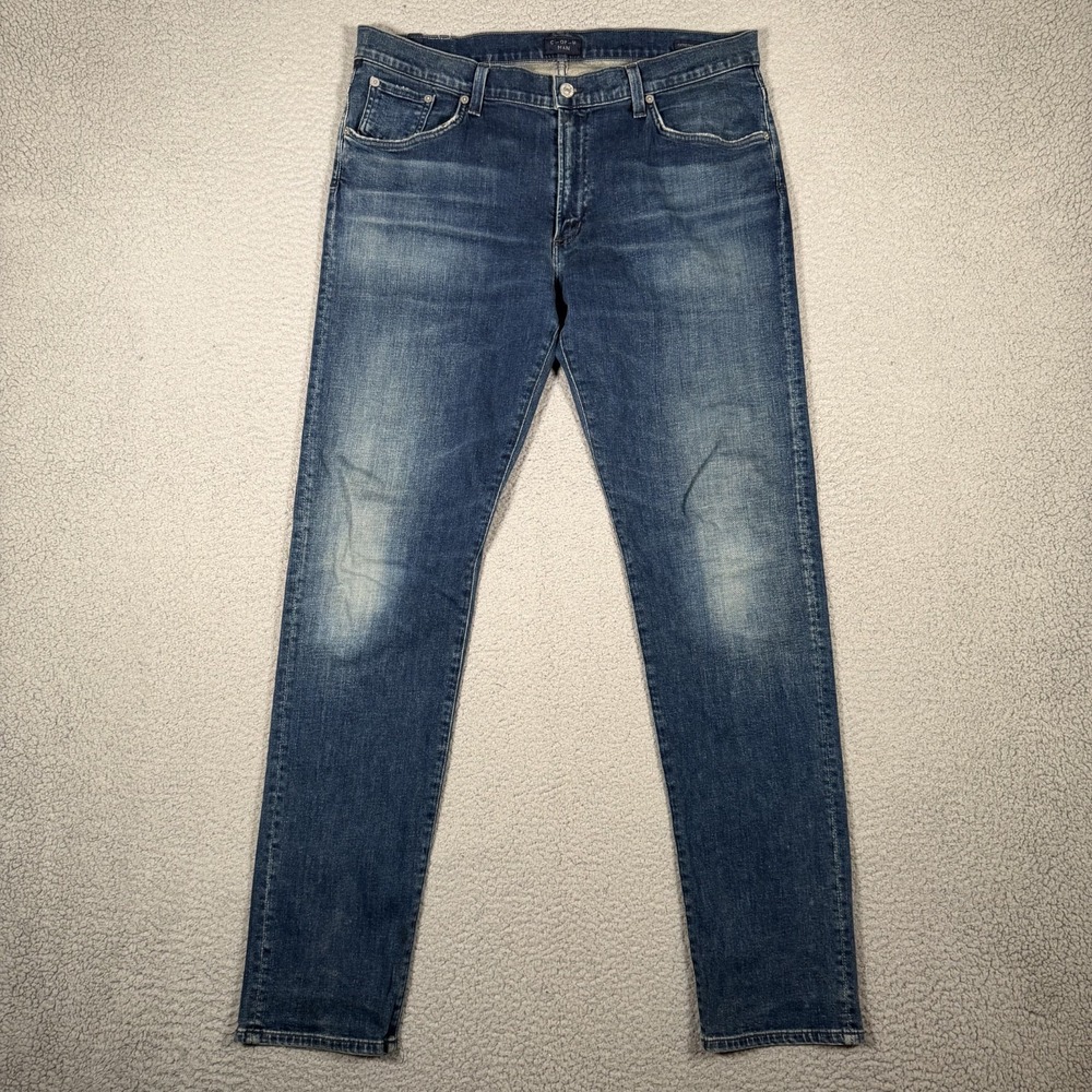 Citizens Of Humanity COH Jeans Mens 36x33 Blue Noah Skinny Fit Denim 5 Pocket